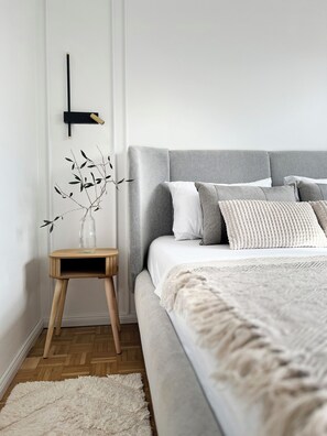2 chambres, fer et planche Ă repasser, Wi-Fi, draps fournis