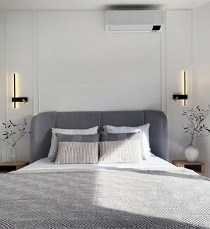 2 chambres, fer et planche Ă repasser, Wi-Fi, draps fournis