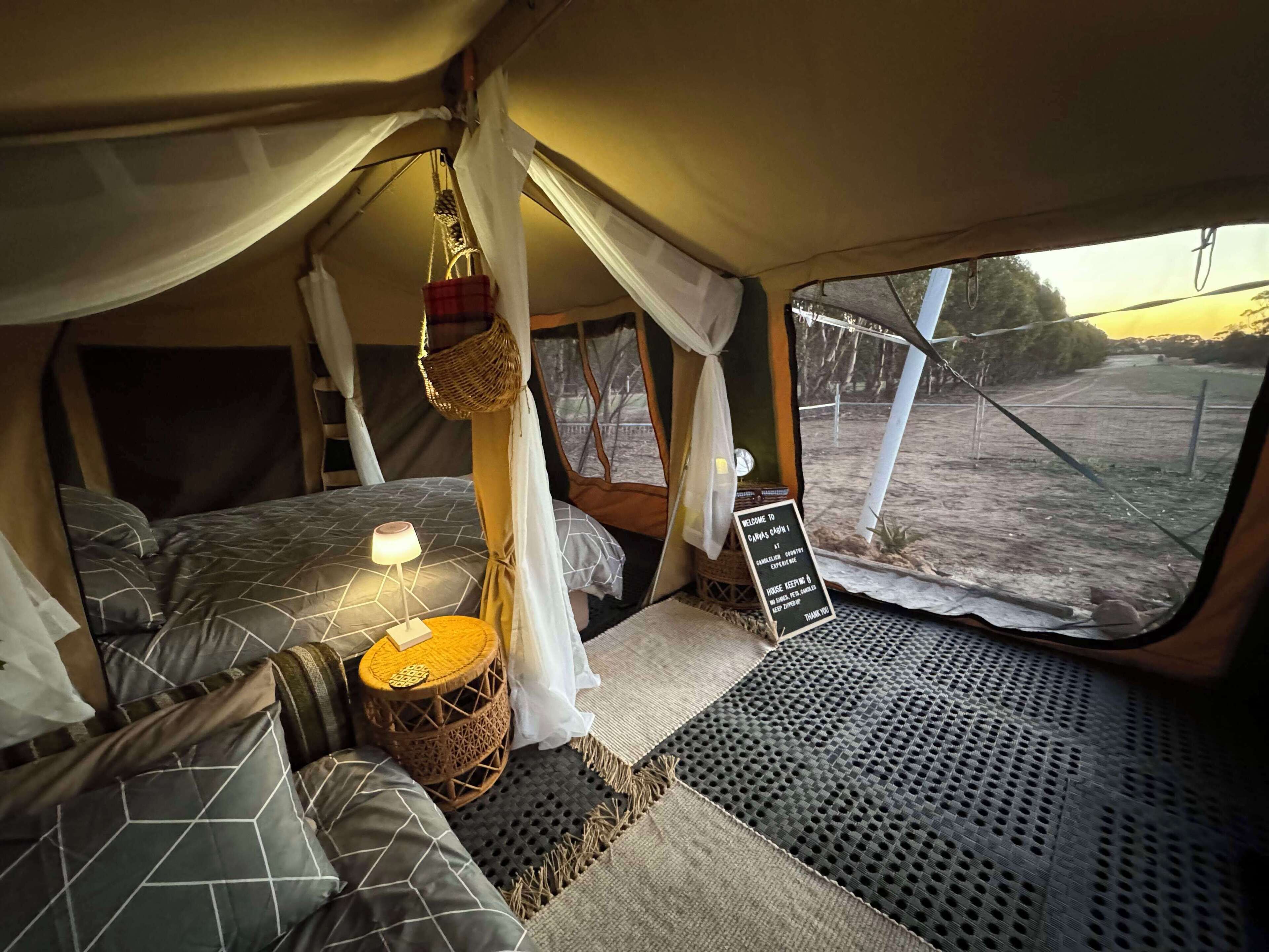 Comfort Tent, Patio, Hill View