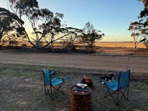 Comfort Tent, Patio, Hill View | View from room - Candlelight Country Experience (North Kukerin)