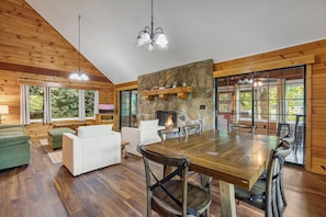 Signature Cabin, 3 Bedrooms, Non Smoking, Kitchen | In-room dining - River Oasis (Sevierville)