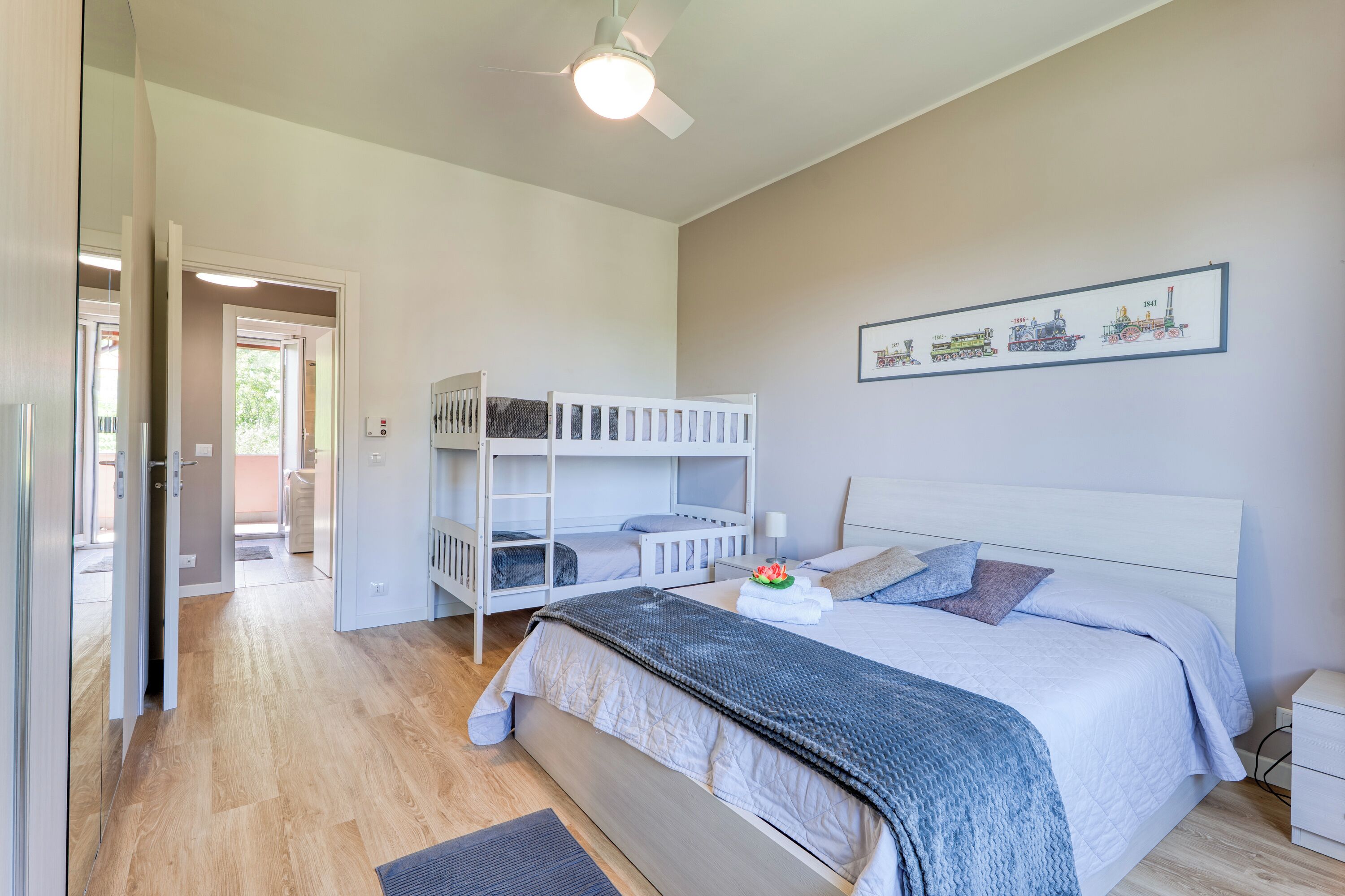 Căn hộ dành cho gia đình, nhiều phòng ng  ủ, cạnh núi (VP - Sea Garden - T6 with parking) | 1 phòng ngủ, truy cập Internet không dây miễn phí, bộ trải giường 