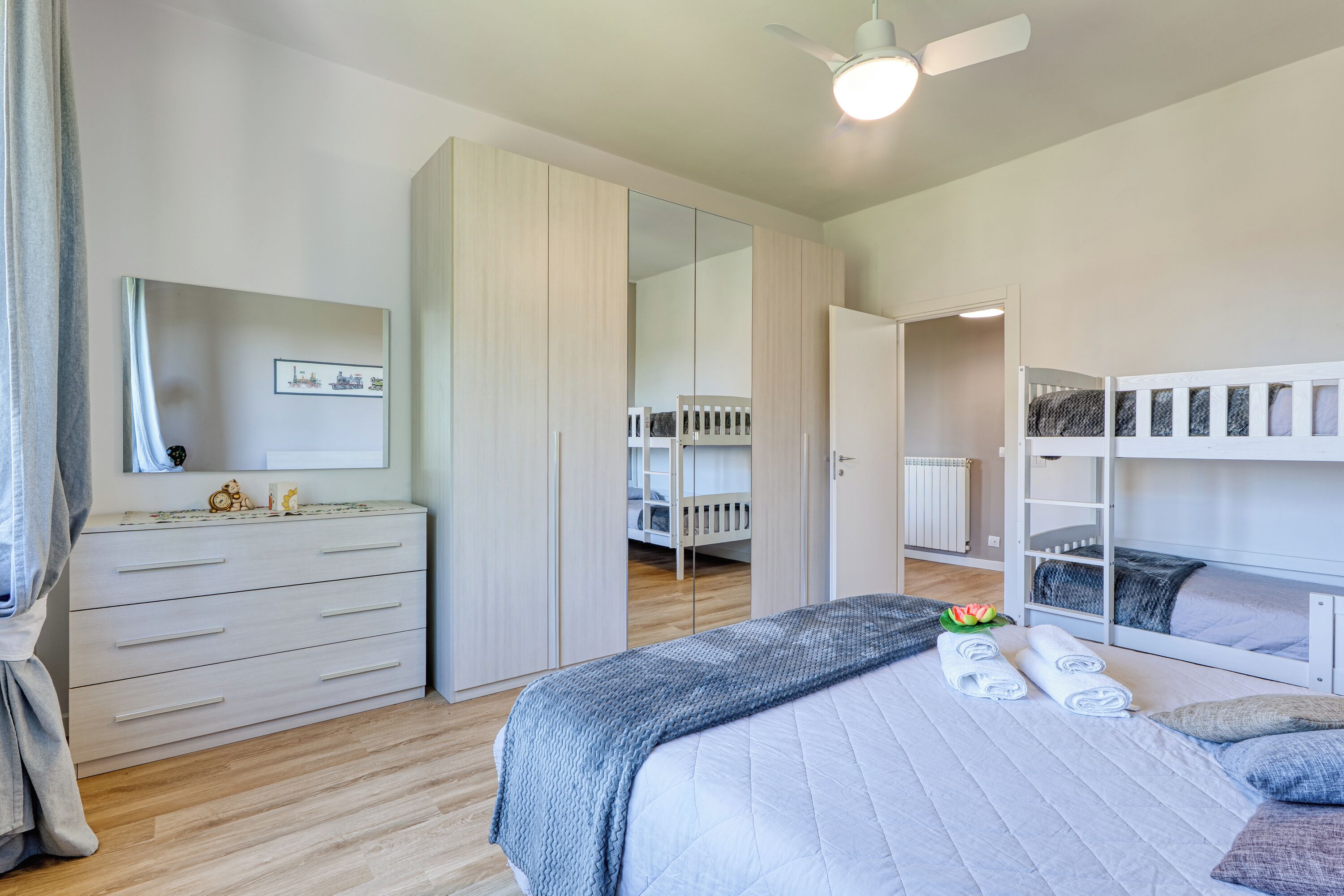 Appartamento familiare, 2 camere da letto, terrazzo, lato montagna (Sea Garden - T6 with parking) | 1 camera, Wi-Fi