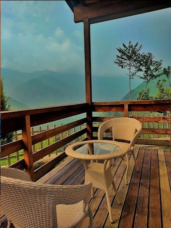 Terrace/patio. Kafal Village Wood House