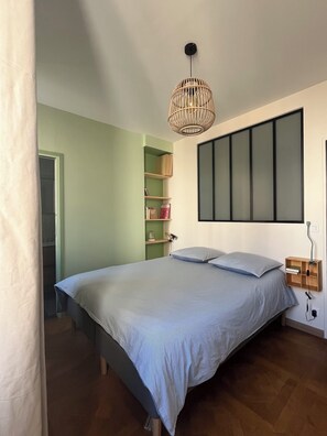 1 bedroom, in-room safe, iron/ironing board, travel crib