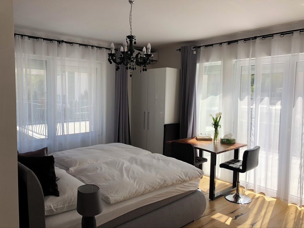 Family Triple Room, Garden View | Desk, laptop workspace