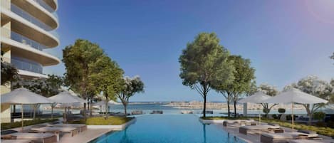 2 piscine all'aperto