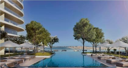 Grand Marina Bleu I Private Beach & Views I PS5 I Infinity Pool I by Skyline Serenity