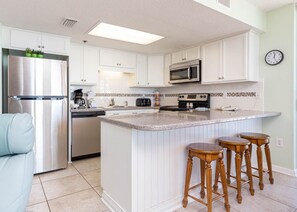 Condo, 3 Bedrooms | Private kitchen | Fridge, oven, coffee/tea maker - Phoenix East 2 2105 3 Bedroom Condo (Orange Beach)