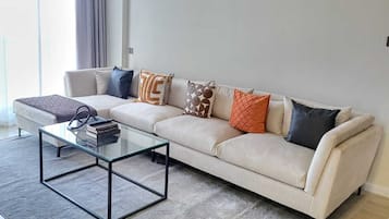 Apartamento Confort, vistas al jardín | Zona de estar
