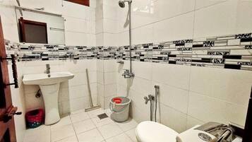 Gratis toiletartikelen, pantoffels, handdoeken, zeep