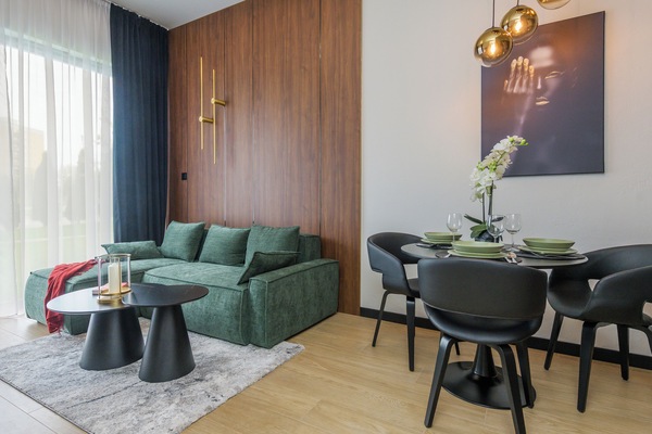 Apartment (120) | Living area | Flat-screen TV