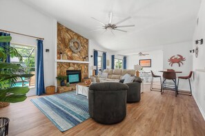 Smart-tv och böcker