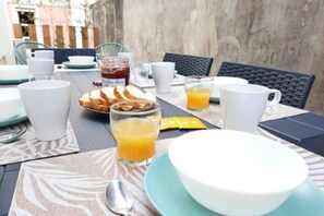 Outdoor dining - Le Cosy & Reposant, 3*, 6pers, 7 min Ocean & Beach (Soustons)