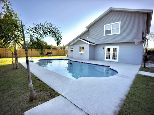 Luxury 4BR Getaway with Heated Pool & Cozy Vibes!