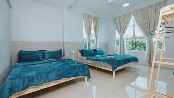 3 habitaciones, tabla de planchar con plancha y wifi