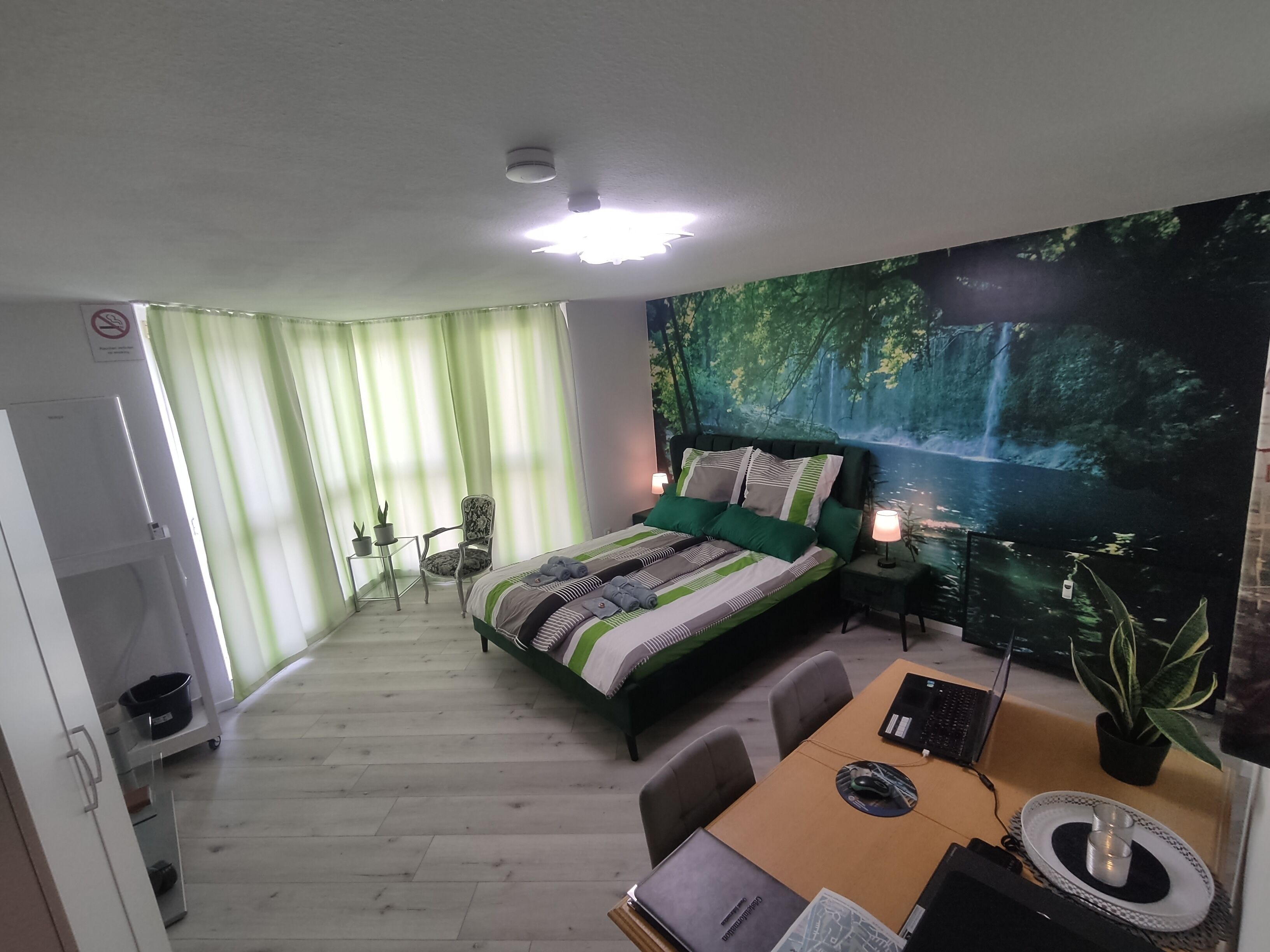 1 quarto, Wi-Fi, roupa de cama