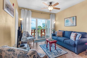 Condo, 2 Queen Beds (Baywatch G5) | Living area - Baywatch G5 (Pensacola Beach)