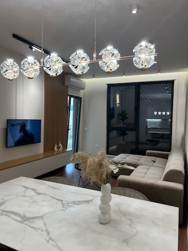 Central Tirana 1-Bedroom Apartment - Modern Rental with Free Wi-Fi & Balcony