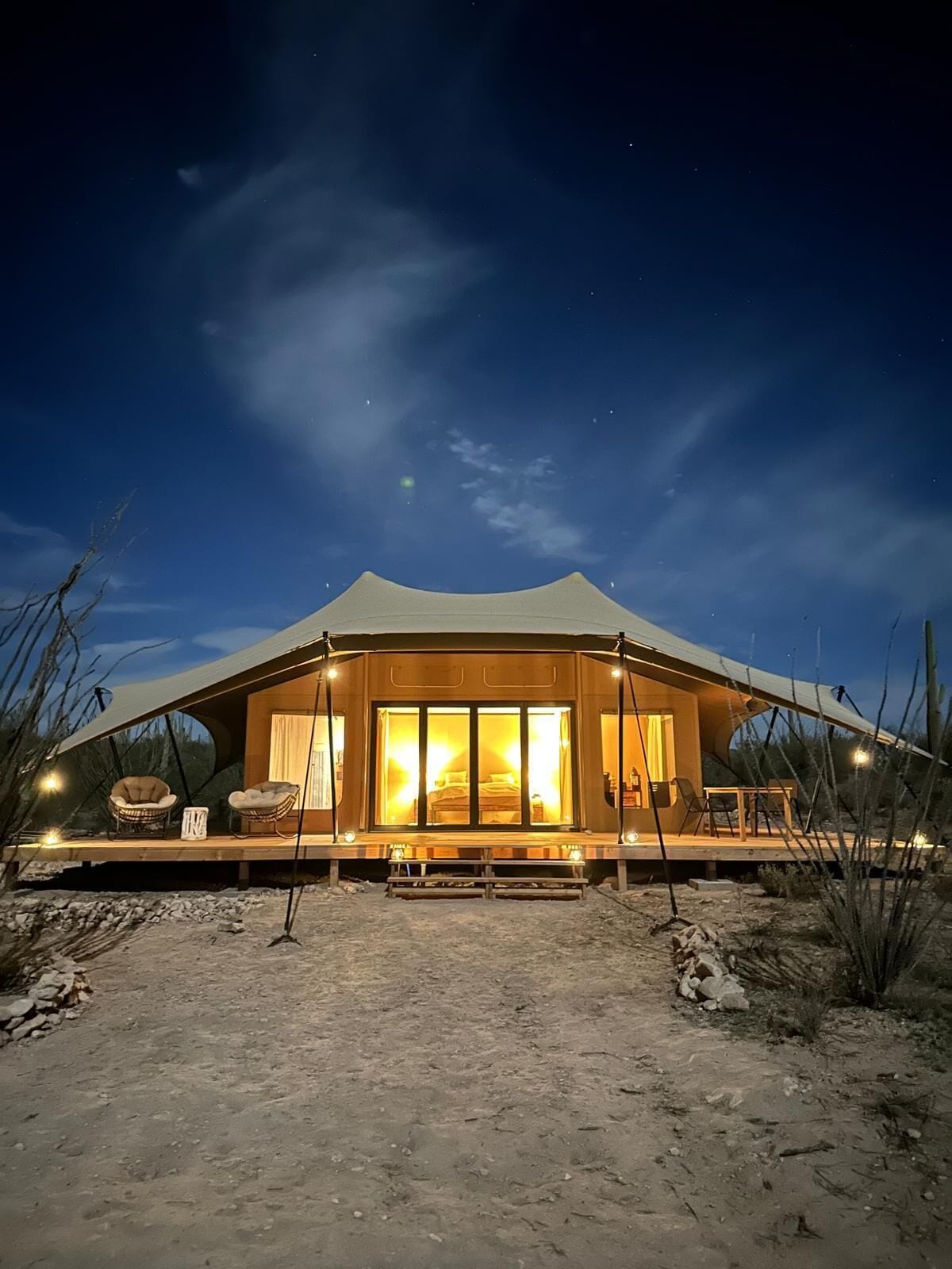 Tent Saguaro | Mountain view