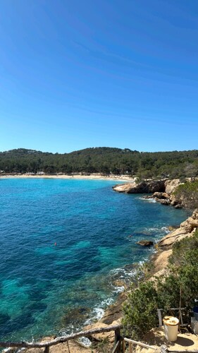 Sunset Views on the Sea, Ibiza Waterfront Apartment  3 Bd  2 Baths  Sleeps 6-8