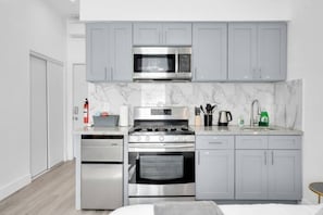 Microwave, stovetop