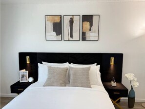 2 bedrooms, in-room safe, iron/ironing board, WiFi