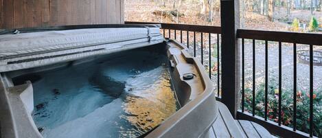 Idromassaggio all'aperto