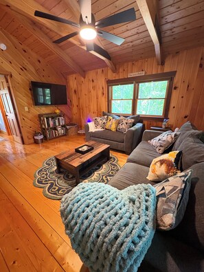 Téléviseur connecté, foyer, livres