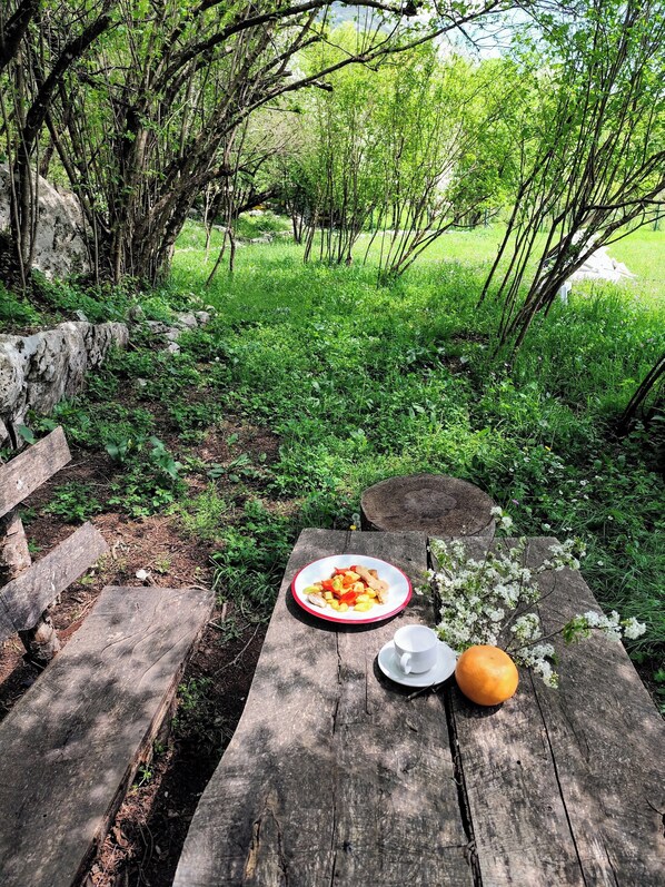 Outdoor dining