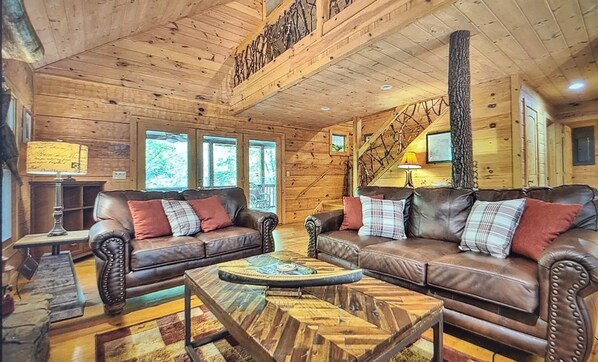 TV connectée, cheminée