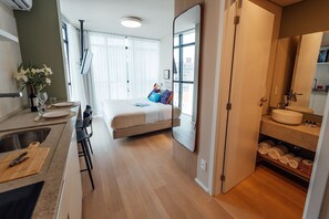 Studio | Individually furnished, free WiFi, bed sheets - Fuji By Xtay Florianópolis (Florianopolis)