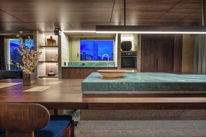 Premium Suite, Hot Tub, City View | Private kitchen | Dishwasher - 23 Living (Medellín)