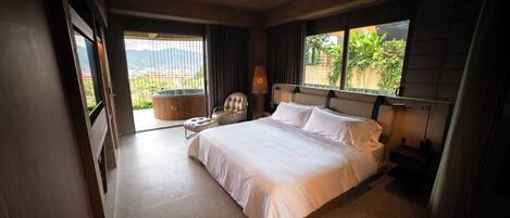 In-room safe, desk, blackout curtains, iron/ironing board