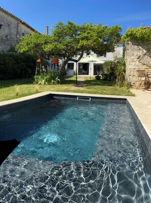 Pool - L'R de Ré, charming house with swimming pool and large garden. (Sainte-Marie-de-Ré)