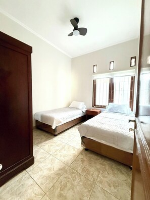 Family Villa, 4 Bedrooms, Garden Area | Rollaway beds, free WiFi, bed sheets, wheelchair access - SF Homey Galaxy Resort (Cipanas)