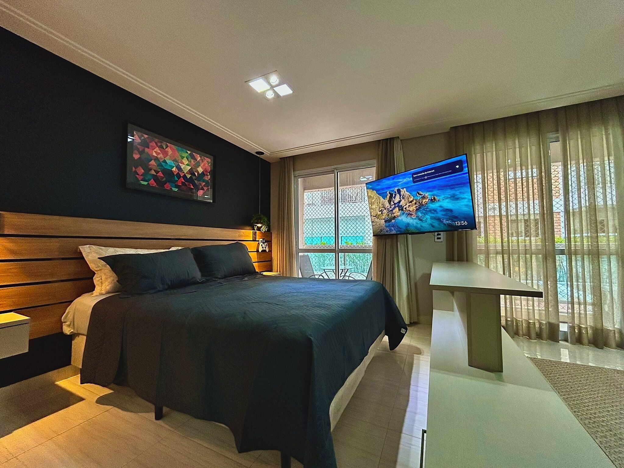 1 chambre, fer et planche à repasser, Wi-Fi, draps fournis