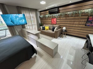1 bedroom, iron/ironing board, WiFi, bed sheets - New Loft Mooca-SP - Full Comfort (Mooca São Paulo)