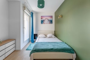 2 habitaciones, wifi gratis y ropa de cama