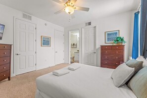 4 bedrooms, travel crib, WiFi, bed sheets