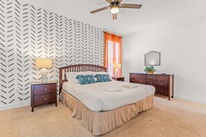 4 bedrooms, travel cot, WiFi, bed sheets