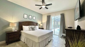 6 bedrooms, iron/ironing board, travel crib, WiFi