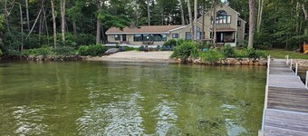 Beach House on the Big Lake with 90-foot dock. Bring your boat! New listing!