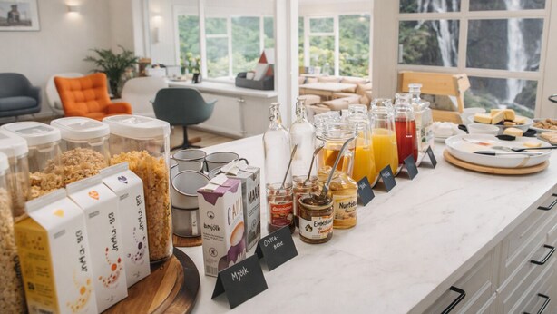 Frokostbuffé er inkludert hver dag