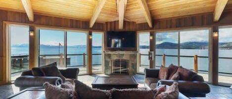 تلفزيون، مدفأة