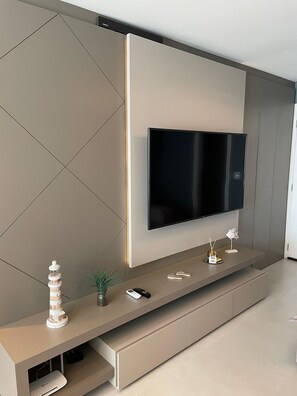 Apartment, Lanai, Beach View | Television
