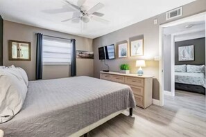 2 bedrooms, iron/ironing board, free WiFi, bed sheets