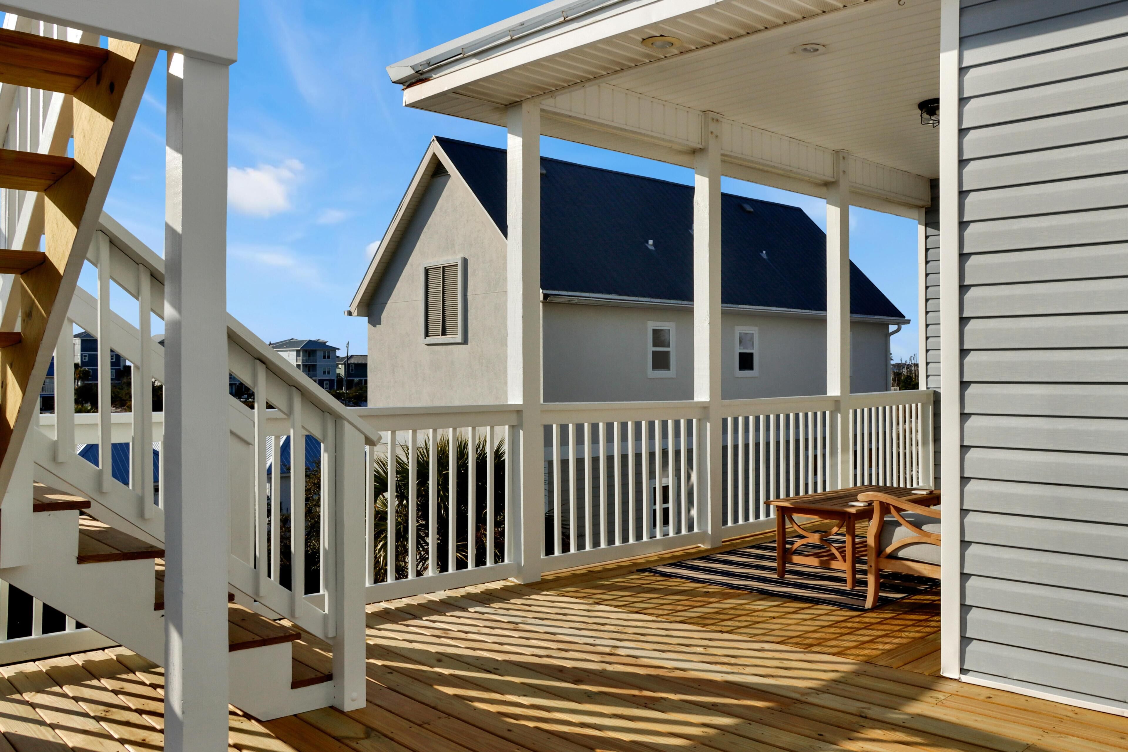 Ferienhaus, Mehrere Betten (The Blue Pelican) | Unterkunftsgelände