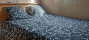 2 bedrooms, bed sheets