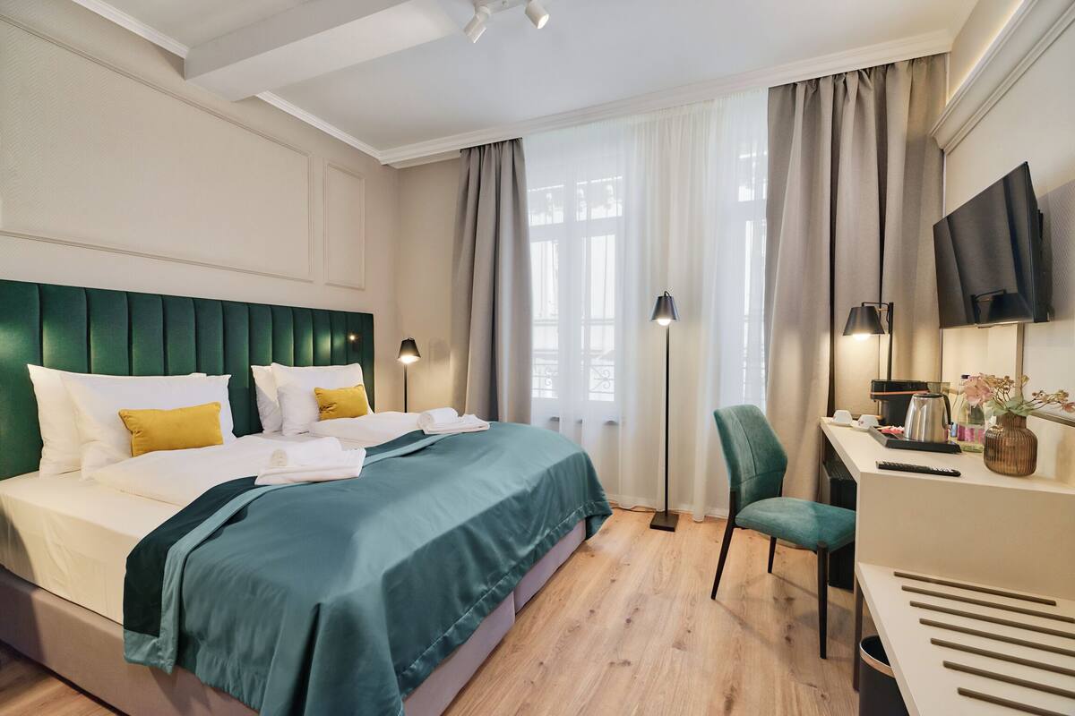 Standard Double Room | Premium bedding, memory foam beds, in-room safe, desk